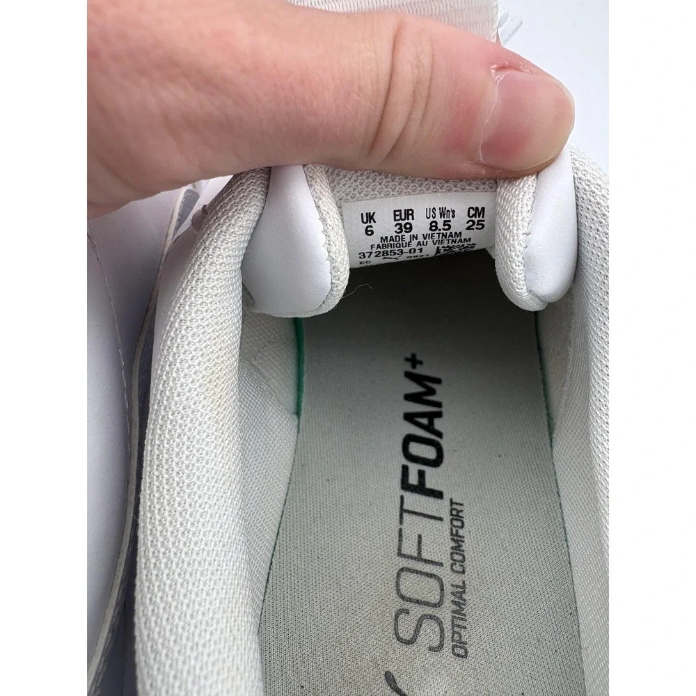 PUMA Shoes Womens Size 8.5 White SoftFoam+ Low Top Walking Sneakers Comfort